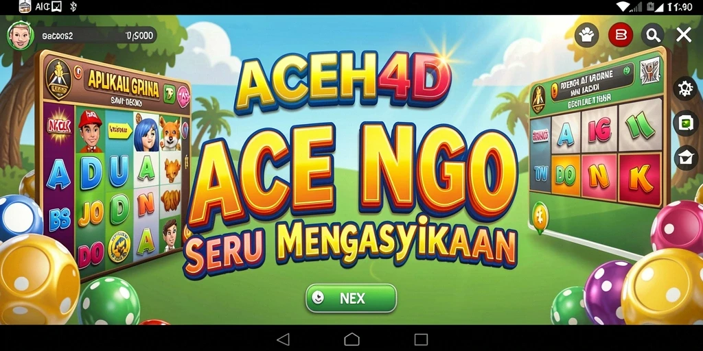 Tampilan screenshot utama ACEH4D menampilkan momen seru permainan Bingo.
