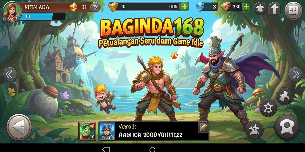Tampilan gameplay menarik dari <strong>BAGINDA168</strong> dalam format game Idle.