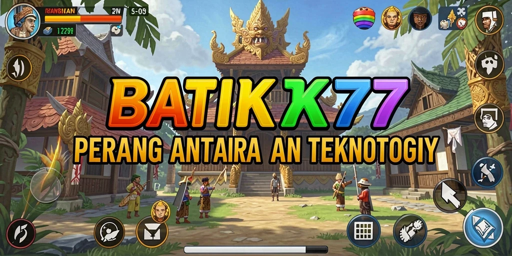 Tampilan gameplay seru di BATIK77 dengan senjata dan strategi yang unik.