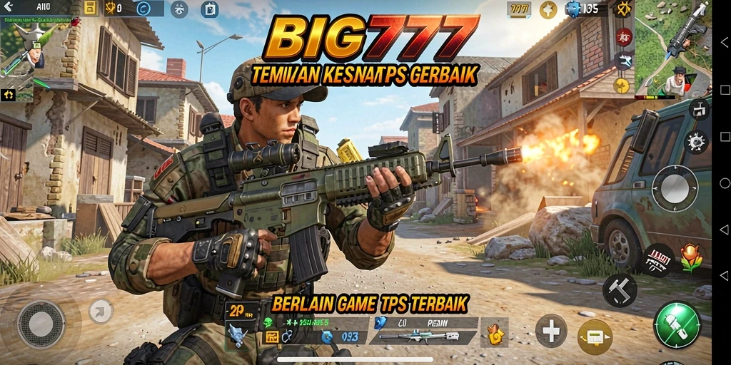 Tangkapan layar gameplay BIG777 menampilkan aksi pertempuran seru.