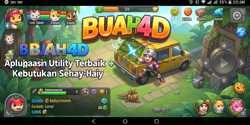 Tampilan antarmuka BUAH4D yang intuitif dan mudah digunakan.