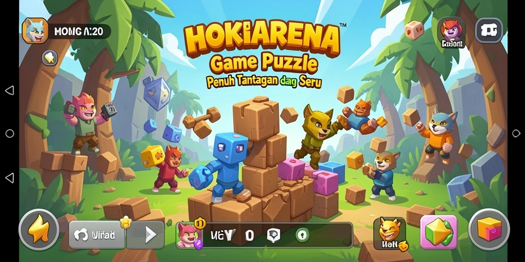 Tampilan gameplay <strong>HOKIARENA</strong> yang menantang dan menarik.