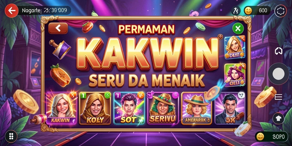 Gameplay Slot yang menarik dan penuh warna pada KAKWIN.
