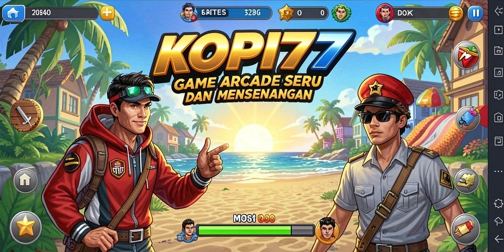 Screenshot gameplay KOPI77 yang penuh aksi dan tantangan.
