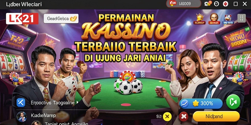Tampilan luar biasa dari permainan Kasino di LK21 yang penuh aksi.