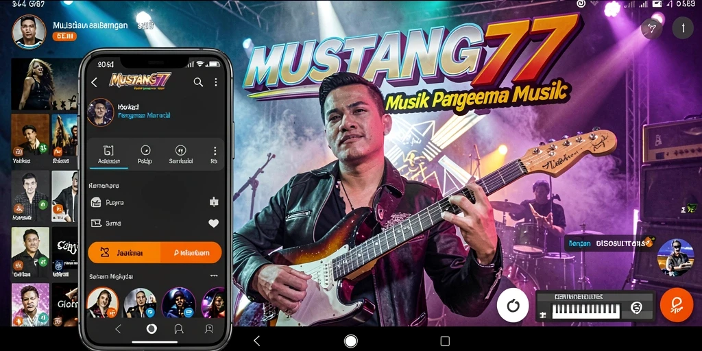 Tampilan aksi gameplay dari MUSTANG77 yang seru dan interaktif.