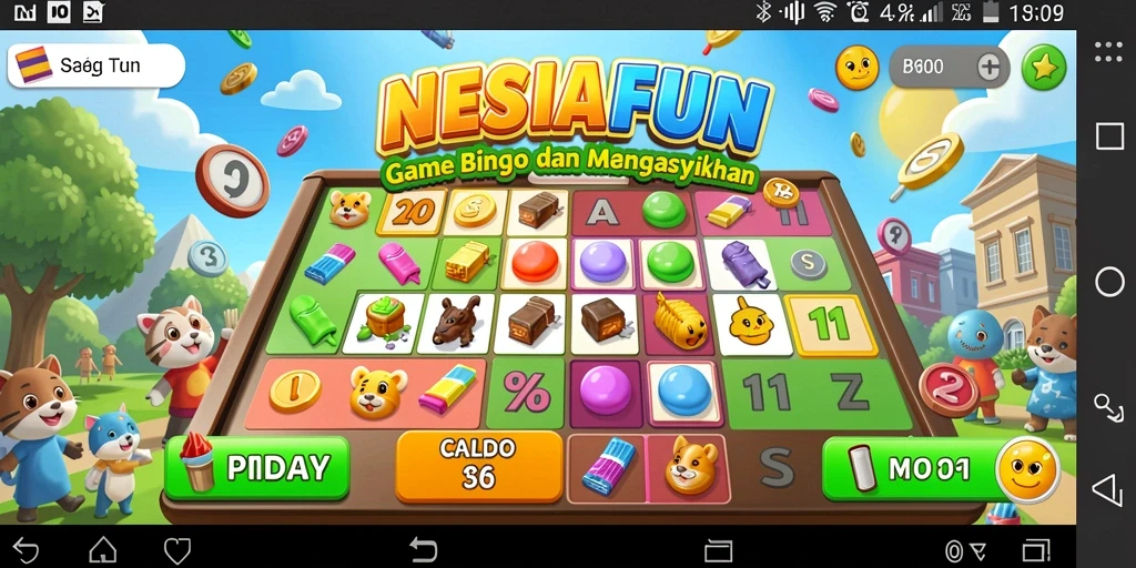 Screenshot gameplay Bingo yang menampilkan keseruan dan interaksi pemain.