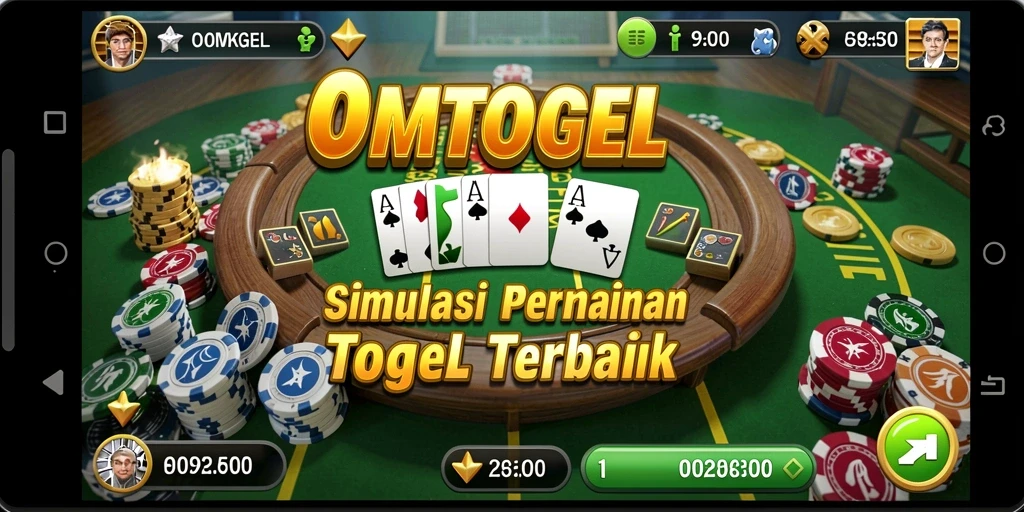 Screenshot utama OMTOGEL menampilkan gameplay togel yang mengasyikkan.