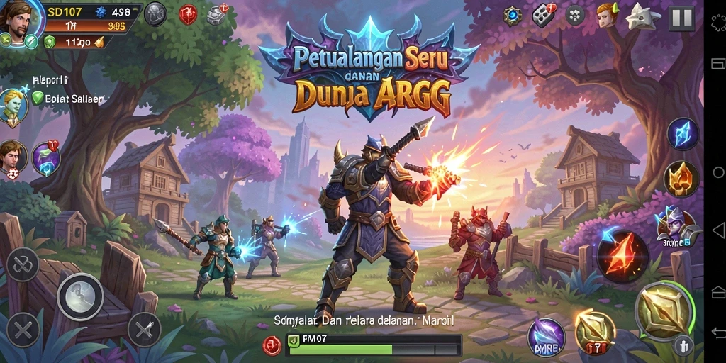 Tampilan gameplay ARPG yang menarik dan penuh aksi