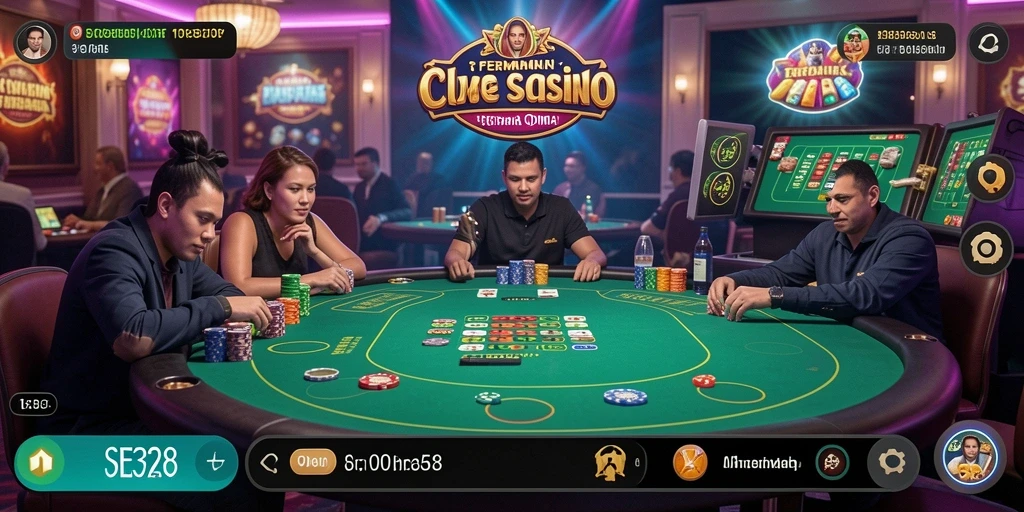 Tampilan gameplay Live Casino yang menarik dan interaktif dari SE328.