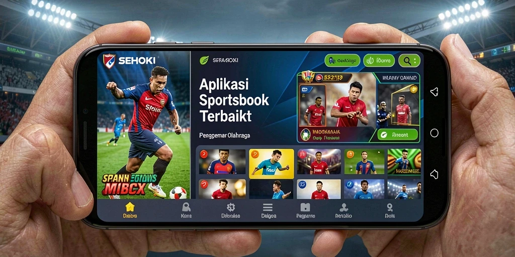 Tangkapan layar SEHOKI menampilkan antarmuka taruhan olahraga yang menarik.