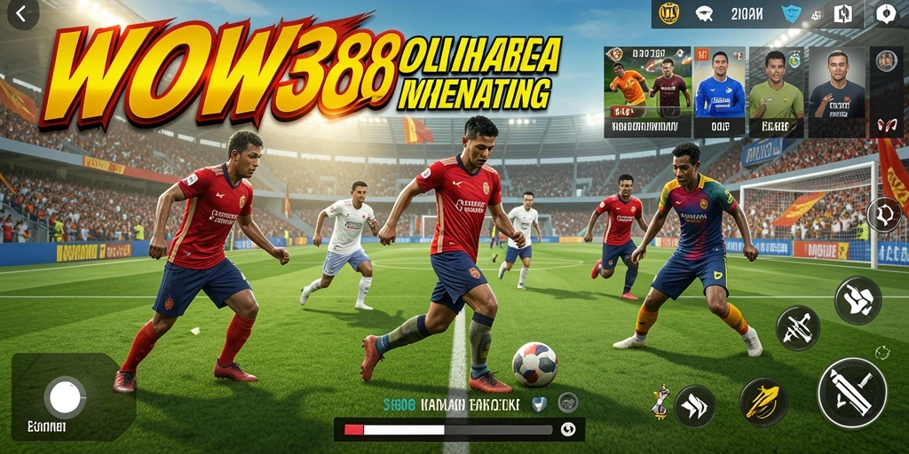 Tampilan menakjubkan dari gameplay olahraga yang seru.