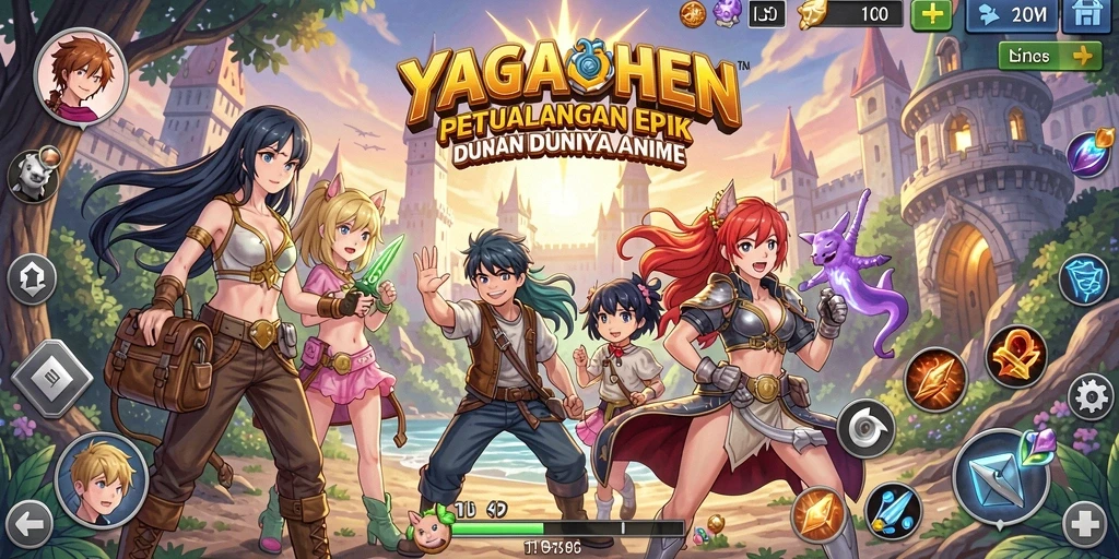 Tampilan menarik dari gameplay YAGAOHEN yang penuh aksi.